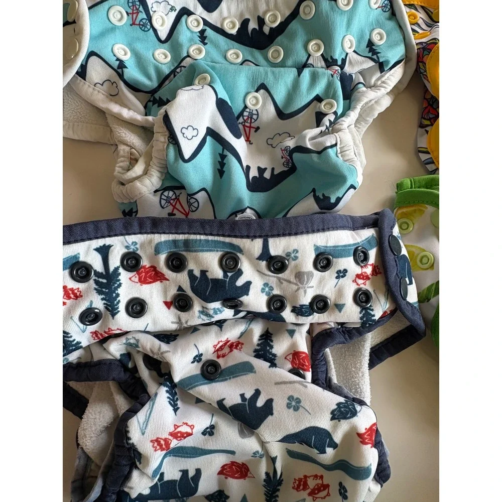 Cloth Diaper Lot bumGenius Mother-ease Petite Crown Covers & Inserts 21 One Szpc